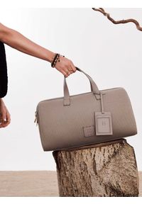 Kazar - Taupe torba podróżna damska kazar x kasia. Materiał: tkanina, skóra. Styl: klasyczny #6
