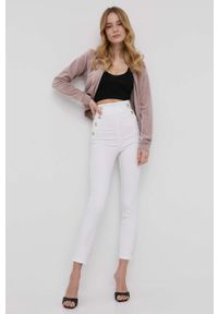 Guess jeansy damskie high waist. Stan: podwyższony. Kolor: biały #3