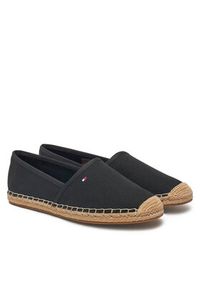 TOMMY HILFIGER - Tommy Hilfiger Espadryle Flag Canvas Espadrille FW0FW08541 Czarny. Kolor: czarny. Materiał: materiał #5