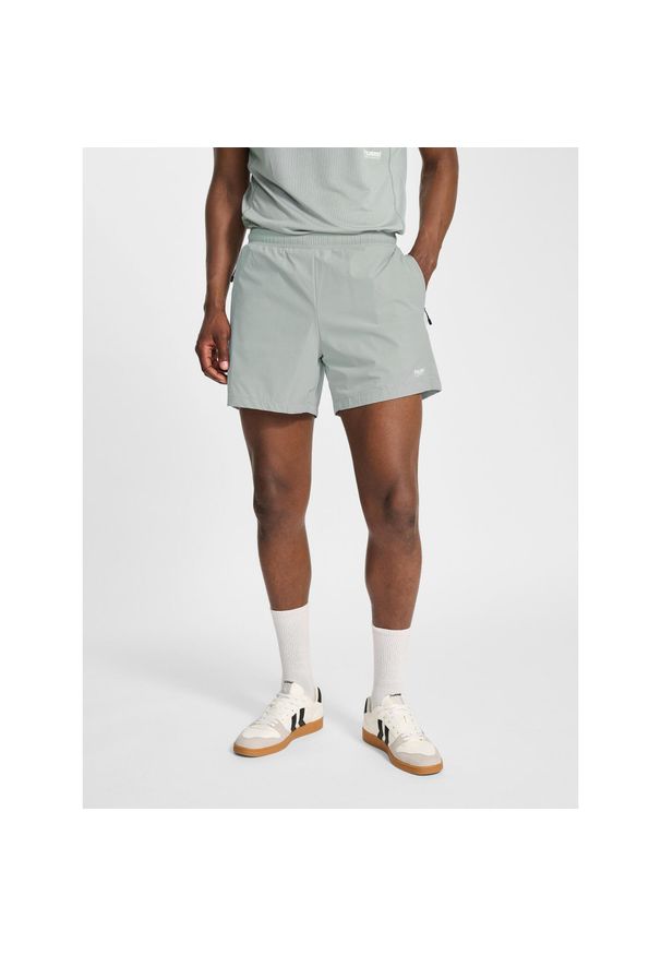 Szorty Hummel Pulse. Kolor: szary. Materiał: dresówka. Sport: fitness