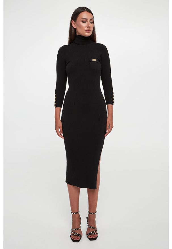 Elisabetta Franchi - Sukienka z jedwabiem ELISABETTA FRANCHI. Materiał: jedwab