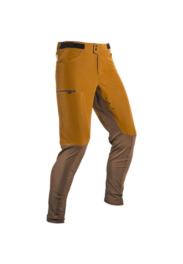 Spodnie rowerowe (+spodenki kolarskie z pampersem w zestawie) LEATT Pant MTB. Kolor: brązowy. Sport: kolarstwo