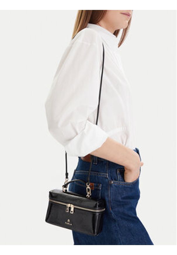 Furla Torebka WE00625 BX4100 CN O6000 1007 Czarny. Kolor: czarny. Materiał: skórzane