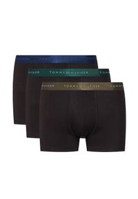 TOMMY HILFIGER - Tommy Hilfiger Komplet 3 par bokserek UM0UM03411 Czarny. Kolor: czarny. Materiał: bawełna