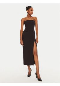 BARDOT Sukienka koktajlowa Nikki 59728DB Czarny Slim Fit. Kolor: czarny. Materiał: syntetyk, wiskoza. Styl: wizytowy