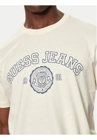 Guess T-Shirt M4BI83 K8FQ4 Écru Regular Fit. Materiał: bawełna #4