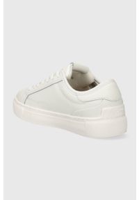 Pepe Jeans sneakersy skórzane ADAMS BASY kolor biały PLS31538. Zapięcie: sznurówki. Kolor: biały. Materiał: skóra #2