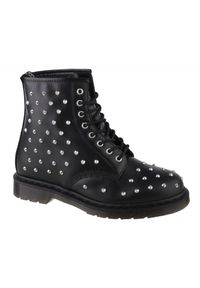 Glany Dr. Martens 1460 Stud DM27040001 czarne. Zapięcie: sznurówki. Kolor: czarny. Materiał: guma, skóra. Wzór: aplikacja