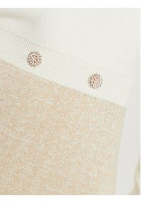 Guess Sukienka dzianinowa W5RK12 Z3KX0 Écru Bodycon Fit. Materiał: wiskoza. Typ sukienki: bodycon #4