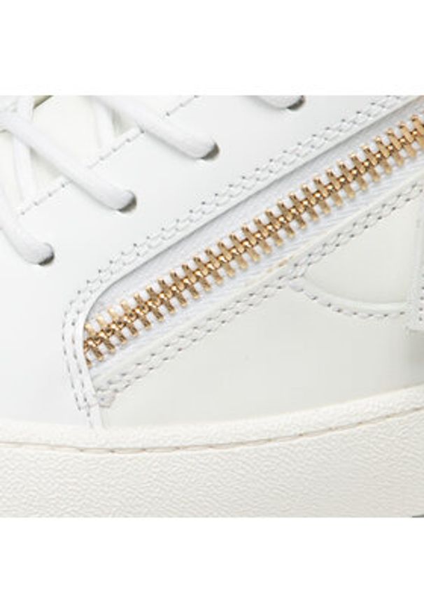 Giuseppe Zanotti Sneakersy RU00010 004 Biały. Kolor: biały. Materiał: skóra