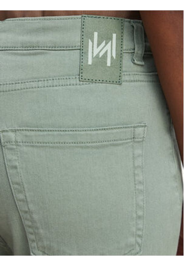 Marella Jeansy Solista 2613131065 Zielony Straight Fit. Kolor: zielony