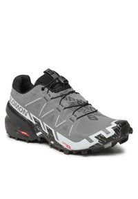 salomon - Salomon Buty do biegania Speedcross 6 L41738000 Szary. Kolor: szary. Materiał: syntetyk. Model: Salomon Speedcross #3