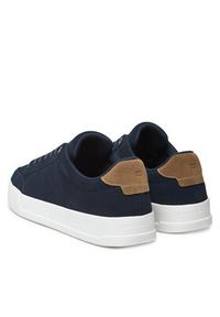 TOMMY HILFIGER - Tommy Hilfiger Sneakersy Th Court Summer Suede FM0FM05517 Granatowy. Kolor: niebieski. Materiał: skóra, zamsz #4