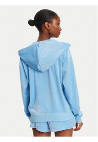 Juicy Couture Bluza Halan JCWAS24342 Niebieski Oversize. Kolor: niebieski. Materiał: syntetyk #5