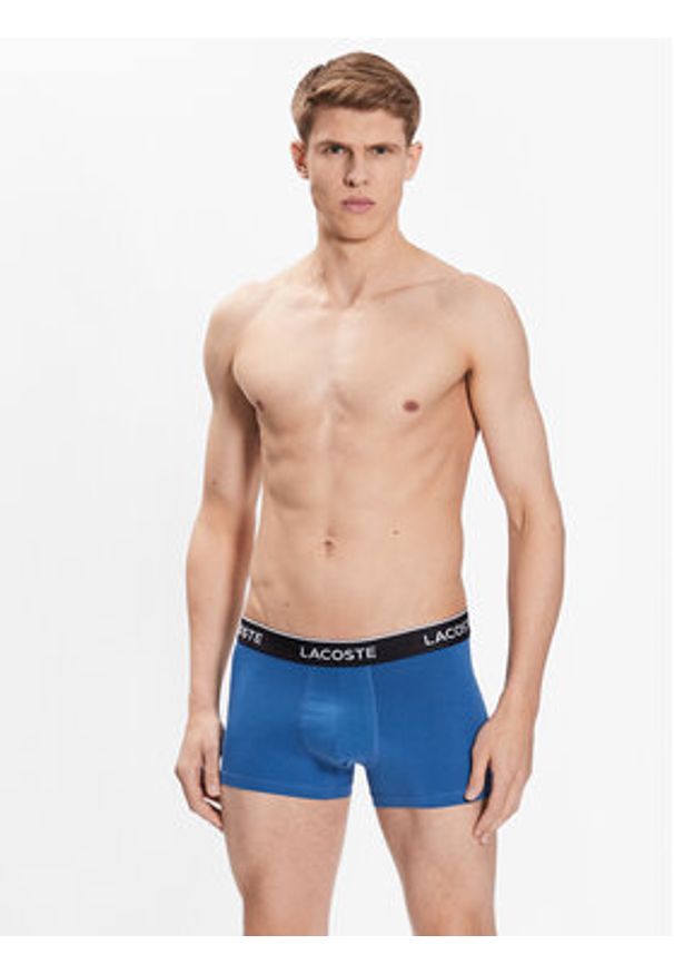 Lacoste Komplet 3 par bokserek 5H3389 Kolorowy. Materiał: bawełna. Wzór: kolorowy