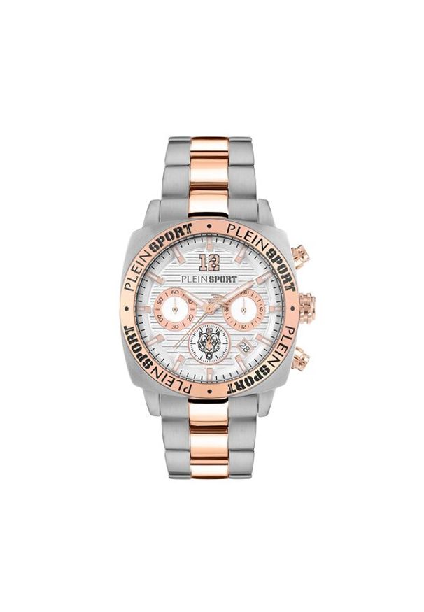 Plein Sport Zegarek Wildcat PSGBA1423 Srebrny. Kolor: srebrny. Styl: sportowy