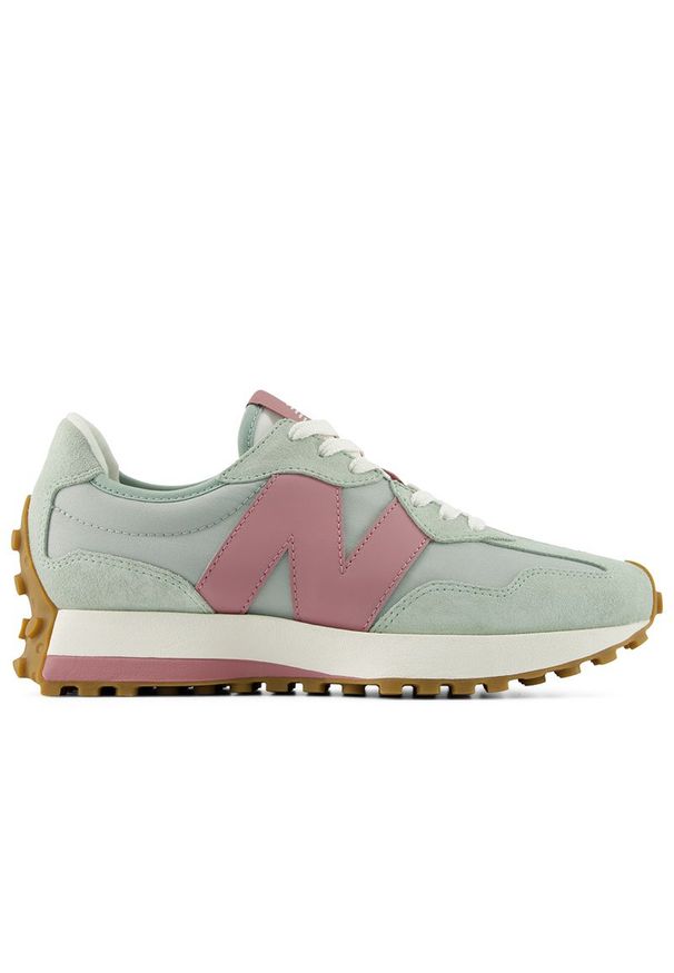 Buty damskie New Balance W3277BS - zielone. Okazja: na co dzień. Zapięcie: sznurówki. Kolor: zielony. Materiał: zamsz, materiał, syntetyk, guma. Szerokość cholewki: normalna. Sezon: lato