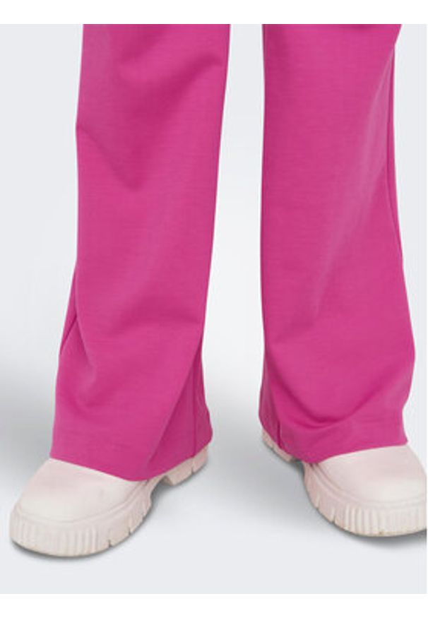 only - ONLY Spodnie materiałowe Peach 15298660 Różowy Flared Fit. Kolor: różowy. Materiał: syntetyk
