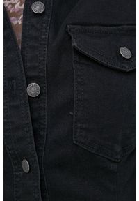 Noisy may - Noisy May - Sukienka jeansowa. Kolor: czarny. Materiał: jeans. Długość rękawa: długi rękaw. Wzór: gładki. Typ sukienki: dopasowane #3
