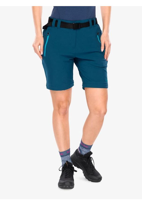 Spodnie z odpinanymi nogawkami damskie CMP Evelynn Zip Off Pant. Kolor: zielony