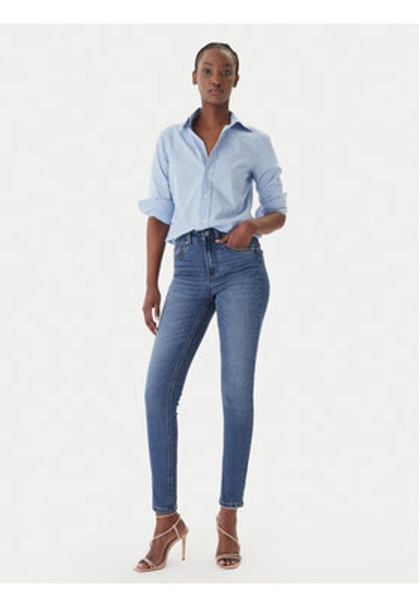 Liu Jo Jeansy UA6013 D0318 Granatowy Slim Fit. Kolor: niebieski