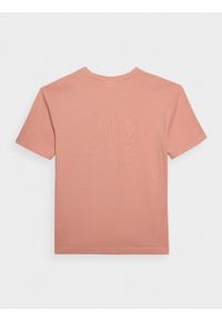 outhorn - T-shirt gładki męski - pomarańczowy. Okazja: na co dzień. Kolor: pomarańczowy. Materiał: dzianina, bawełna. Wzór: gładki. Styl: casual