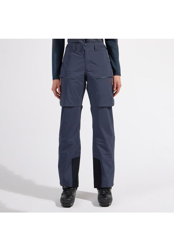 Spodnie narciarskie damskie Odlo X-ALP 3L. Kolor: niebieski. Sezon: zima. Sport: narciarstwo