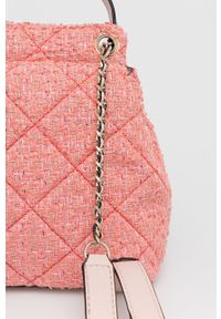 Guess plecak damski kolor różowy mały wzorzysty. Kolor: różowy #3