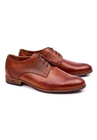 Bednarek Polish Shoes Klasyczne Skórzane Półbuty Bednarek 806 Brązowe. Okazja: na spotkanie biznesowe, do pracy, na imprezę. Kolor: brązowy. Materiał: skóra. Obcas: na obcasie. Styl: klasyczny. Wysokość obcasa: średni #3