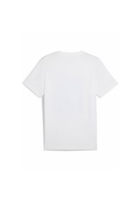 Puma - Męska koszulka Graphics Volley PUMA White. Kolor: biały. Materiał: guma. Wzór: nadruk
