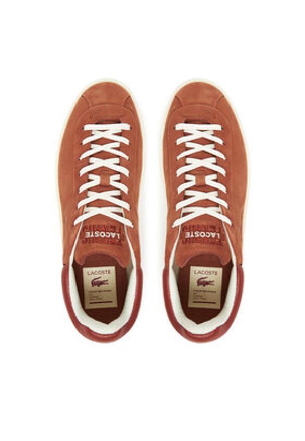 Lacoste Sneakersy 749SMA0030 Brązowy. Kolor: brązowy. Materiał: skóra