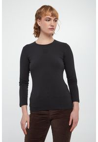 Longsleeve damski z aplikacją JOOP!. Długość rękawa: długi rękaw. Wzór: aplikacja #5