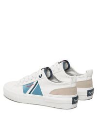 Pepe Jeans Sneakersy Allen Flag Color PMS30903 Biały. Kolor: biały. Materiał: materiał #3