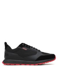 Hugo Sneakersy Icelin 50498329 Czarny. Kolor: czarny. Materiał: materiał #1