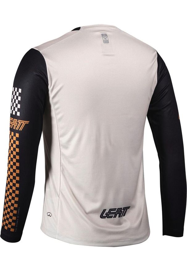 LEATT - Bluza rowerowa damska Leatt Jersey MTB Enduro 4.0. Kolor: biały. Materiał: jersey