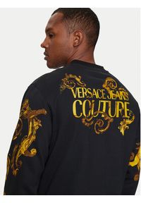 Versace Jeans Couture Bluza 76GAI3RW Czarny Regular Fit. Kolor: czarny. Materiał: bawełna #3