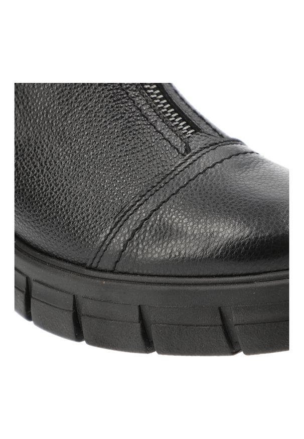 Czarne Botki Armodo Modne Buty Damskie Zapinane Na Zamek. Zapięcie: zamek. Kolor: czarny. Materiał: materiał. Wzór: kolorowy. Obcas: na obcasie. Styl: klasyczny, elegancki. Wysokość obcasa: średni