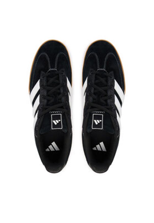 Adidas - adidas Buty halowe Spezialist KJ3728 Czarny. Kolor: czarny. Materiał: skóra, zamsz