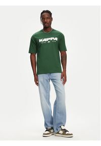 Kappa T-Shirt Nhisso 351S5MW Zielony Regular Fit. Kolor: zielony. Materiał: bawełna