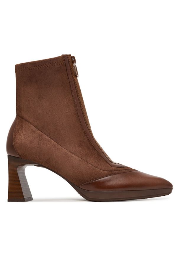 Hispanitas Botki HI254186 Brązowy. Kolor: brązowy. Materiał: materiał