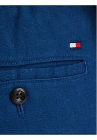 TOMMY HILFIGER - Tommy Hilfiger Chinosy Harlem MW0MW42336 Niebieski Regular Fit. Kolor: niebieski. Materiał: len #5