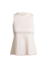 Adidas - Koszulka Studio Tank. Kolor: wielokolorowy, fioletowy, szary. Materiał: materiał