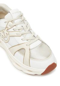 Pinko - PINKO Sneakersy Pink 06 SS0127E036 Biały. Kolor: biały. Materiał: skóra #5