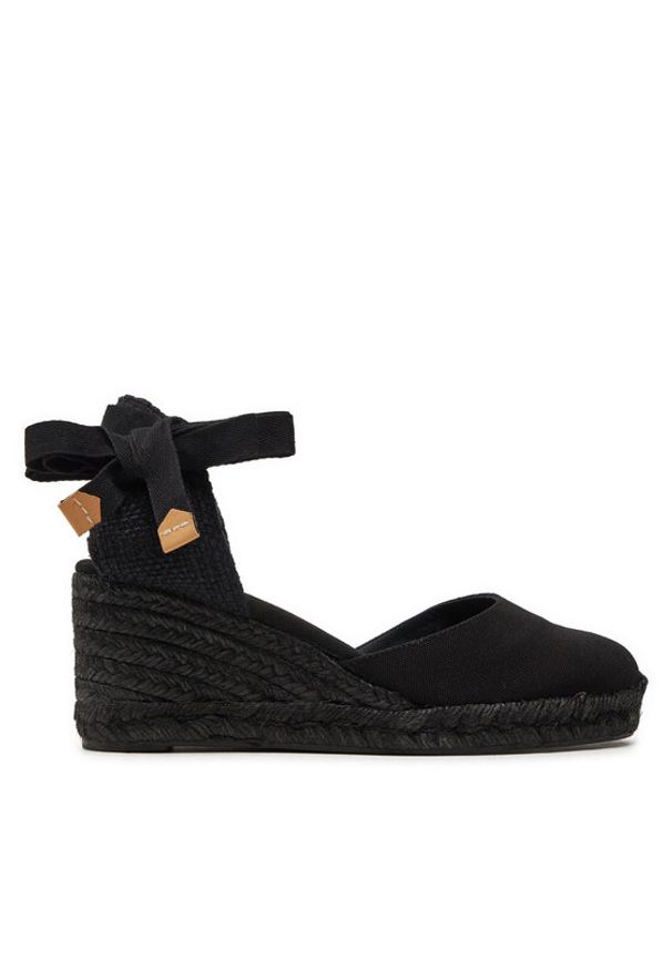 Castañer Espadryle Carina C/6/001 020969 Czarny. Kolor: czarny. Materiał: materiał