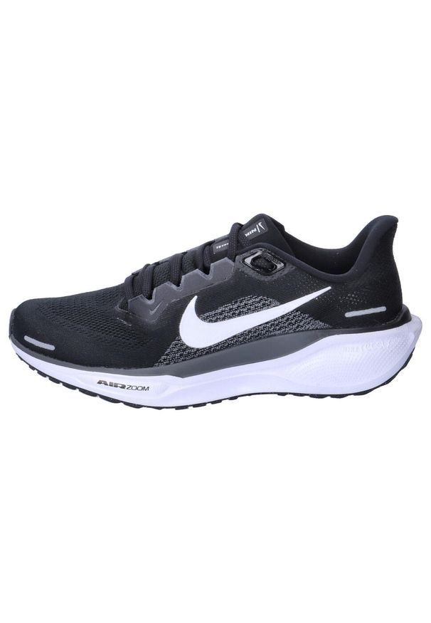 Buty do chodzenia dla dzieci Nike 002 Pegasus 41. Zapięcie: sznurówki. Kolor: czarny. Materiał: materiał, syntetyk, tkanina. Szerokość cholewki: normalna. Model: Nike Zoom. Sport: turystyka piesza