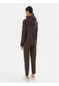 EA7 Emporio Armani Dres 7W000116 AF10443 U6139 Brązowy Regular Fit. Kolor: brązowy. Materiał: syntetyk