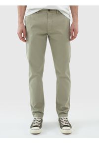 Big-Star - Spodnie męskie chinosy jasnozielone Erhat 300. Kolor: zielony. Materiał: tkanina #1