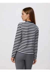 Reserved - Longsleeve z merceryzowanej bawełny - czarny. Kolor: czarny. Materiał: bawełna. Długość rękawa: długi rękaw