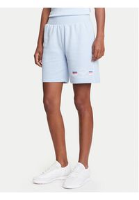 Emporio Armani Underwear Szorty sportowe EW000496 AF10882 U9273 Błękitny Loose Fit. Kolor: niebieski. Materiał: bawełna, syntetyk