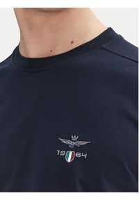 Aeronautica Militare T-Shirt 251TS2380J674 Granatowy Regular Fit. Kolor: niebieski. Materiał: bawełna #5